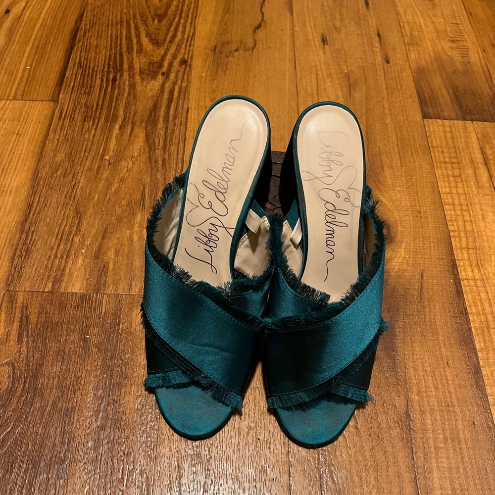 Satin Cross Sandals